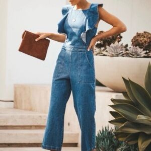 Sugarlips Blue Denim Jumpsuit